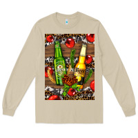 Mushroom beer bottles with wheat and barley Long Sleeve Tee - AdoDesignShop
