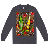 Smoke beer bottles with wheat and barley Long Sleeve Tee - AdoDesignShop