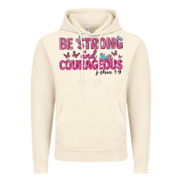 Vintage Artic be strong and courageous Vintage Hoodie - texasbilliewilder
