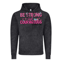 Vintage Black be strong and courageous Vintage Hoodie - texasbilliewilder