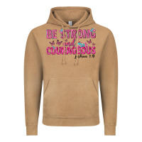 Vintage Camel be strong and courageous Vintage Hoodie - texasbilliewilder