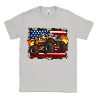 Moon Dust american flag monster truck Classic Tee - Artiststas