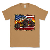 Toasted Coconut american flag monster truck Classic Tee - Artiststas