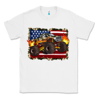 White american flag monster truck Classic Tee - Artiststas