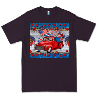 Plum american truck 4th of july tumbler Premium Tee - BarkalooDesign