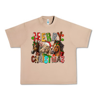 Burro Merry christmas horses Urban Heavy Tee - FaDigitalArtStudio
