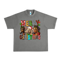 Tornado Merry christmas horses Urban Heavy Tee - FaDigitalArtStudio