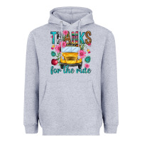Heather Grey thanks for the ride Heavyweight Hoodie - NancyCooperArtShop