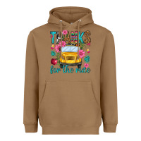 Toasted Coconut thanks for the ride Heavyweight Hoodie - NancyCooperArtShop
