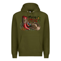Army Green Merry Christmas Premium Hoodie - SublimationCraftShop