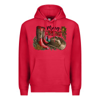 Cardinal Merry Christmas Premium Hoodie - SublimationCraftShop