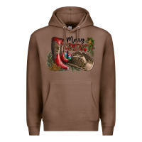 Chestnut Merry Christmas Premium Hoodie - SublimationCraftShop