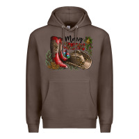 Coffee Merry Christmas Premium Hoodie - SublimationCraftShop