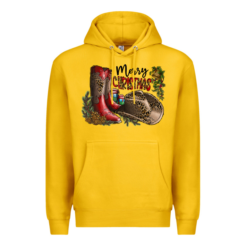 Merry Christmas Premium Hoodie by SublimationCraftShop | Teevron