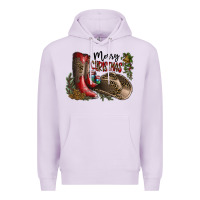 Lilac Merry Christmas Premium Hoodie - SublimationCraftShop