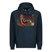 Navy Merry Christmas Premium Hoodie - SublimationCraftShop
