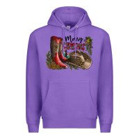 Purple Merry Christmas Premium Hoodie - SublimationCraftShop