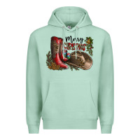 Seafoam Merry Christmas Premium Hoodie - SublimationCraftShop