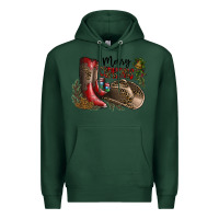 Sports Green Merry Christmas Premium Hoodie - SublimationCraftShop