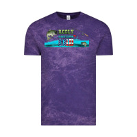 Cloud Purple reely awesome dad  libbey glass Vintage Tee - HRA Design Shop