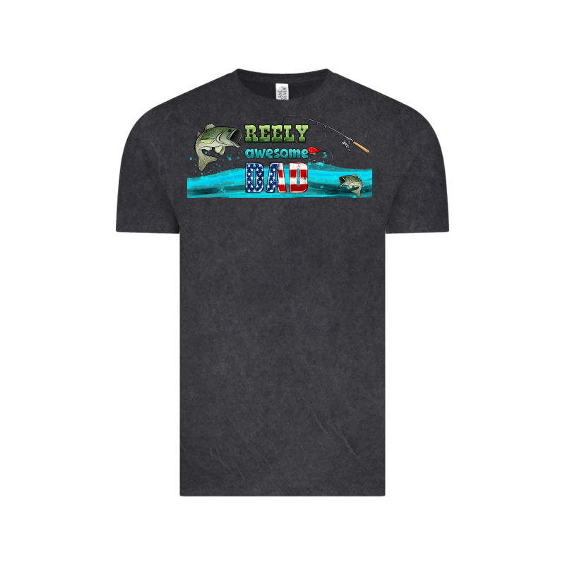 Reely Awesome Dad  Libbey Glass Vintage Tee by HRA Design Shop | Teevron