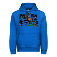 Cobalt Momster with witch Urban Hoodie - NancyCooperArtShop