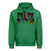 Emerald Momster with witch Urban Hoodie - NancyCooperArtShop