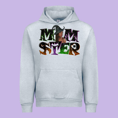 Momster With Witch Urban Hoodie Designed By Nancycooperartshop