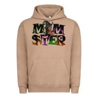 Pigment Burro Momster with witch Urban Hoodie - NancyCooperArtShop