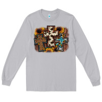 Moon Dust cross background Long Sleeve Tee - JahusDesignShop