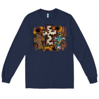 Navy cross background Long Sleeve Tee - JahusDesignShop