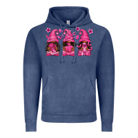 Vintage Denim breast cancer afro gnomies Vintage Hoodie - texasbilliewilder