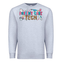 Heather Grey patient care tech Premium Sweatshirt - MaliasSmallBusiness