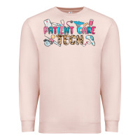 Pale Pink patient care tech Premium Sweatshirt - MaliasSmallBusiness