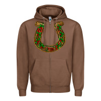 Chestnut Christmas Horseshoe Zipper Hoodie - Jasminsmagicworld