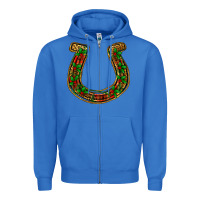 True Royal Christmas Horseshoe Zipper Hoodie - Jasminsmagicworld