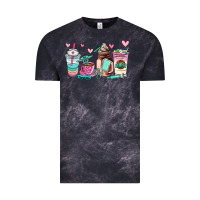 Cloud Black nurse  coffee cup Vintage Tee - AdoDesignShop