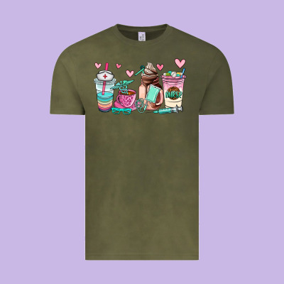 Nurse  Coffee Cup Vintage Tee Designed By Adodesignshop