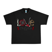 Black love firefighter Urban Heavy Tee - CowhideDigitalArt