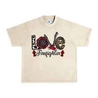 Sandshell love firefighter Urban Heavy Tee - CowhideDigitalArt
