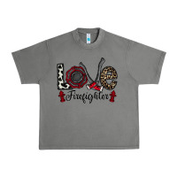 Tornado love firefighter Urban Heavy Tee - CowhideDigitalArt