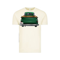 Western Green Truck Back View Vintage Tee | Teevron