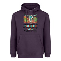 Plum i do not and will not fear tomorrow Heavyweight Hoodie - MaliasSmallBusiness