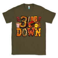 Army Green three up three down softball Classic Tee - Jasminsmagicworld