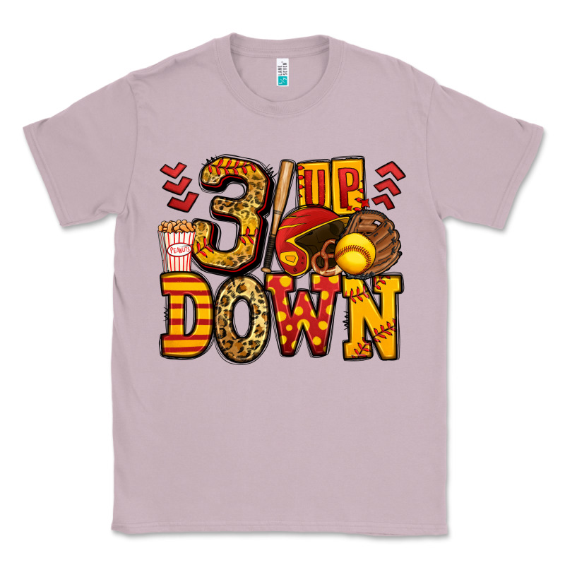 Three Up Three Down Softball Classic Tee by Jasminsmagicworld | Teevron