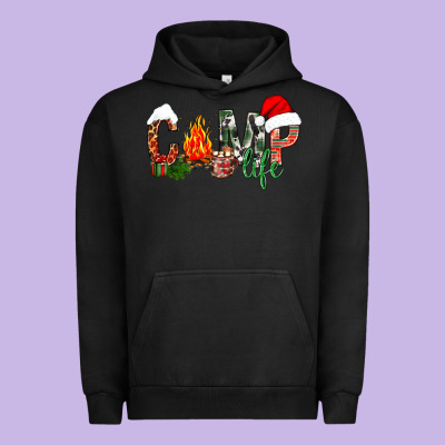 Christmas Camp Urban Hoodie Designed By Nancycooperartshop