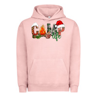 Pigment Salmon Christmas camp Urban Hoodie - NancyCooperArtShop