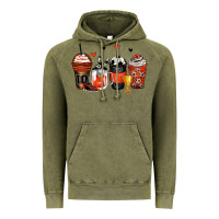 Vintage Olive soccer coffee cups Vintage Hoodie - Zillion Design Studio