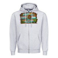 Heather Grey cactus turquoise serape leopard mexican flag Zipper Hoodie - Jasminsmagicworld