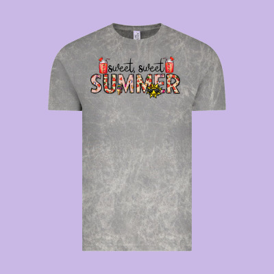 Sweet Sweet Summer Vintage Tee Designed By Cowhidedigitalart